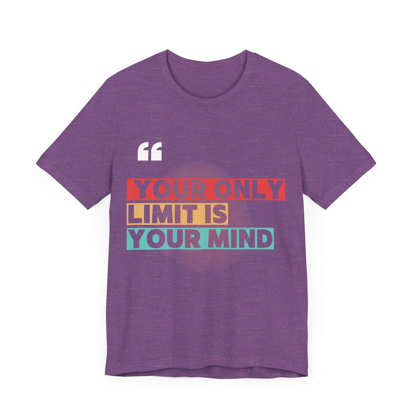 Empowering Quote Tee - 'Your Only Limit is Your Mind' Unisex Jersey T-Shirt