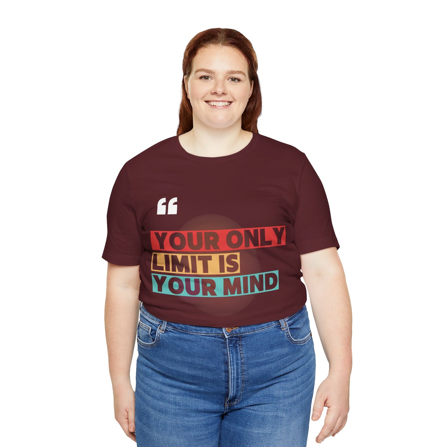 Empowering Quote Tee - 'Your Only Limit is Your Mind' Unisex Jersey T-Shirt